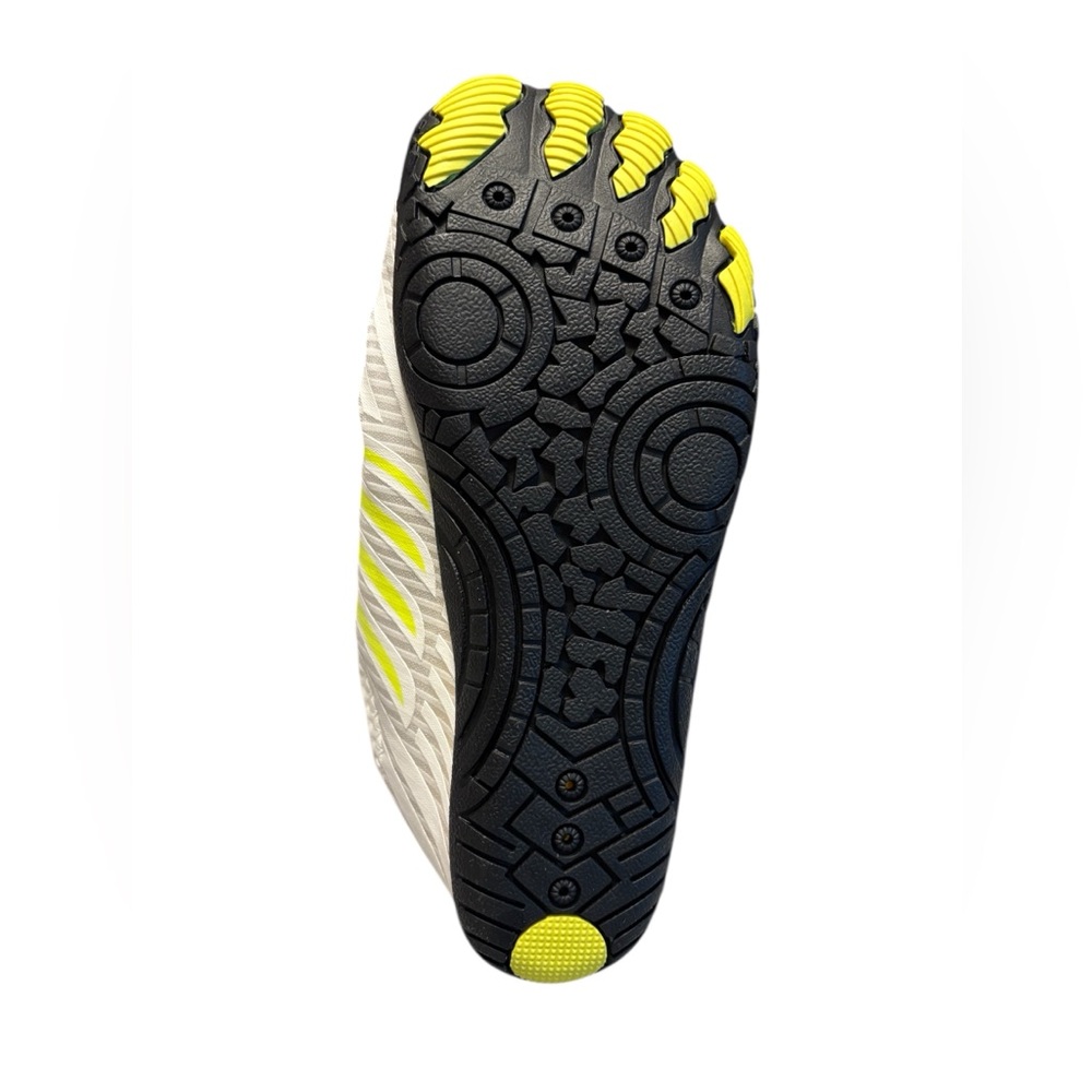 Grounded Footwear Unisex Barefoot Shoes‎ Hike Swim Walk White/Green NEW Lightwt - Picture 3 of 6